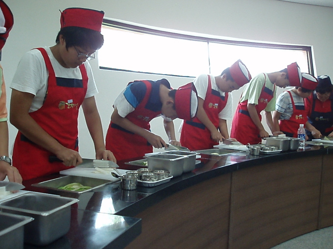 김치마을에 온 중국학생들2...